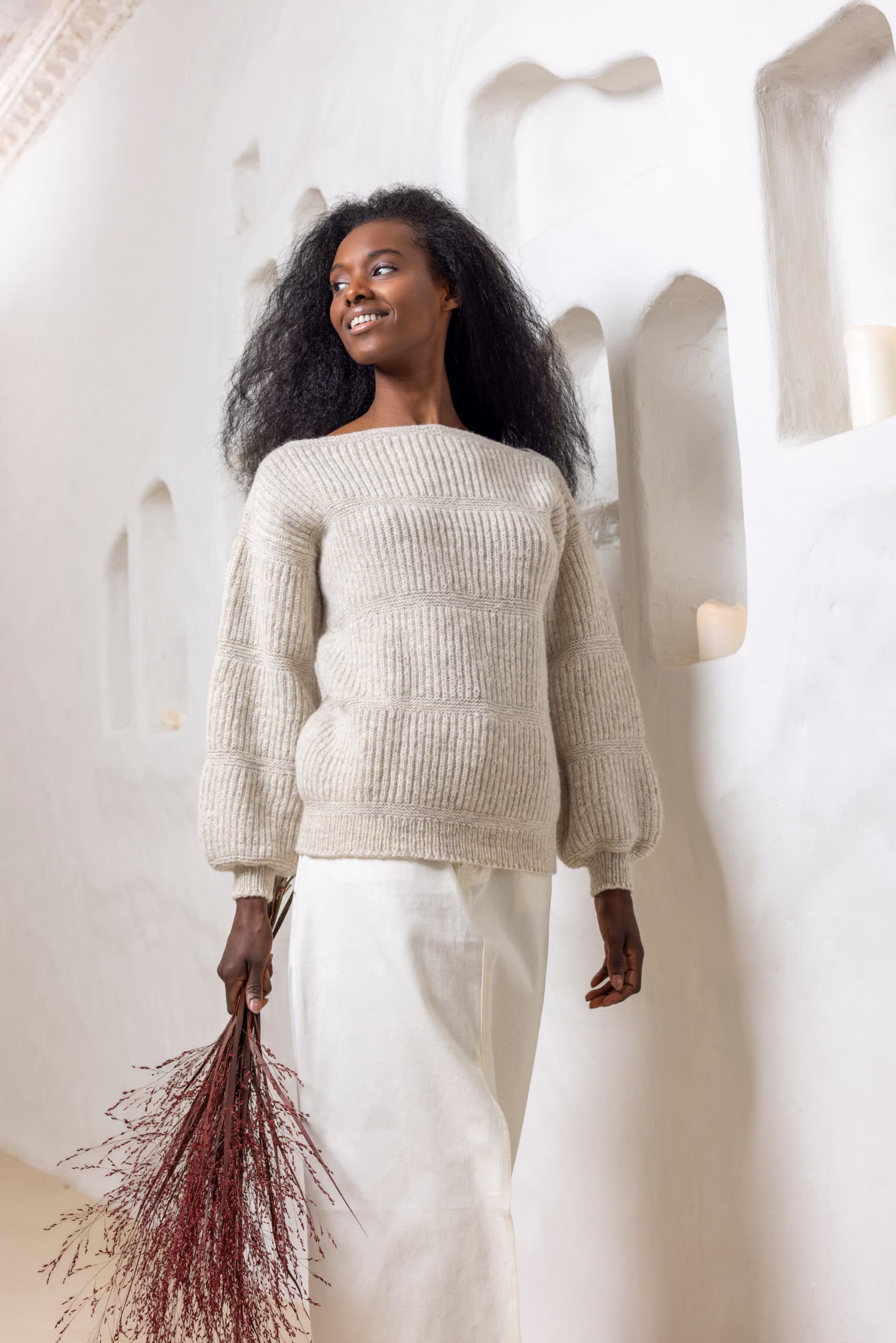 Trinidad sweater  - Zestaw wzór z włóczką
